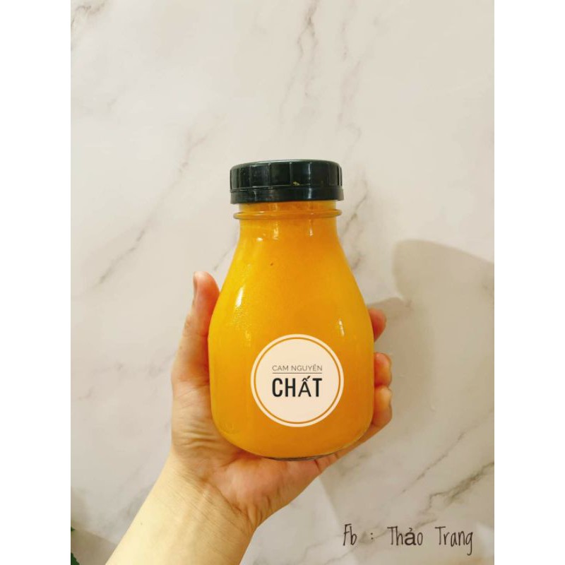 Set 4 chai thủy tinh vuông lùn 500ml nắp nhựa ( hàng dày đẹp hơn)