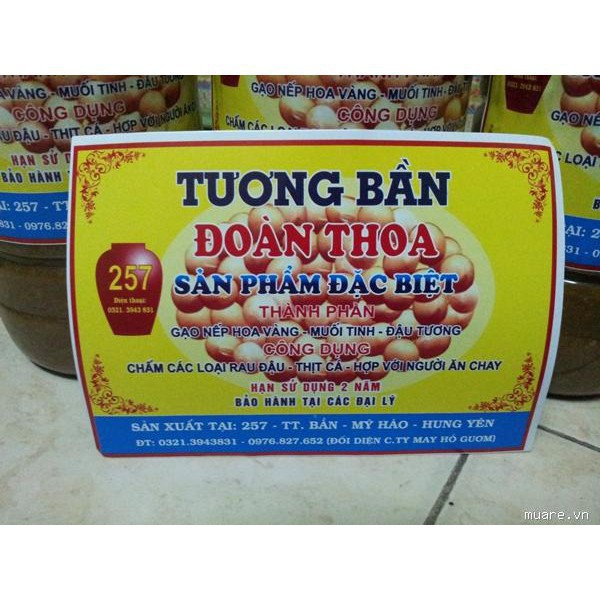 TƯƠNG BẦN NGON Đoàn Thoa