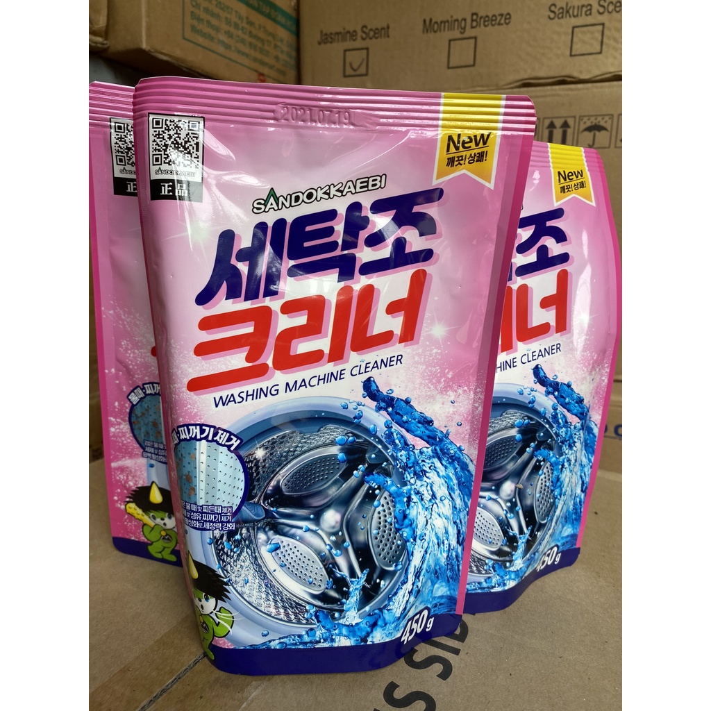 Sỉ 5 tẩy lồng máy giặt korea 450g SANDOKKAEBI cao cấp từ 5 gói trở lên
