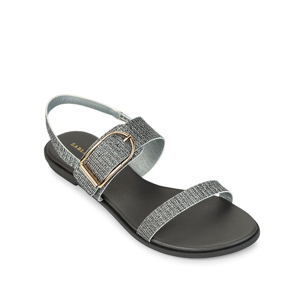 [Mã FASHIONMALLT4 giảm 15% đơn 150k] Giày Sandal đế bệt quai ngang - Sablanca 5050SK0038