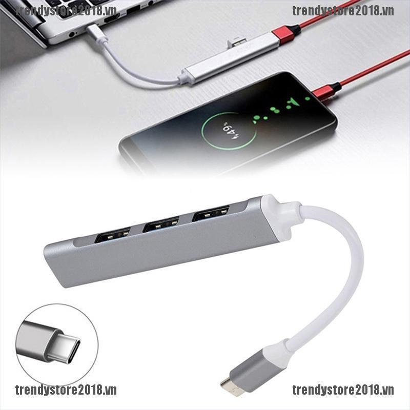 Hub Chia 4 Cổng Usb C 3.0 Type C 3.1 Cho Lenovo Xiaomi