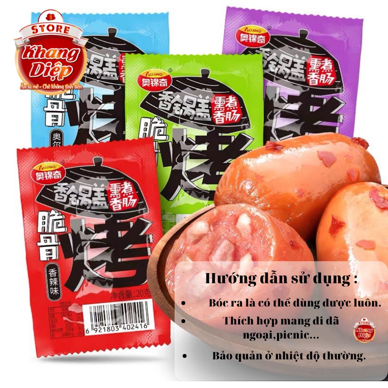 Xúc Xích sụn gà gói 4 viên 20gram | BigBuy360 - bigbuy360.vn