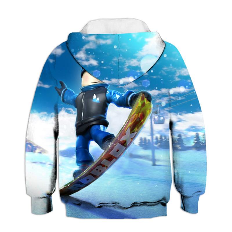 Hoạt Hình Áo Hoodie In Hình Roblox Dễ Thương Cho Bé