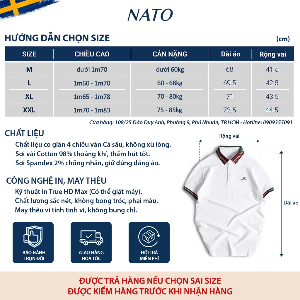 Áo Thun Polo Nam GOLF Vải Cotton Cá Sấu Cao Cấp Basic Đẹp Tay Ngắn Có Cổ Màu Trắng Đen Đỏ Xanh Navy Trơn Họa Tiết NATO