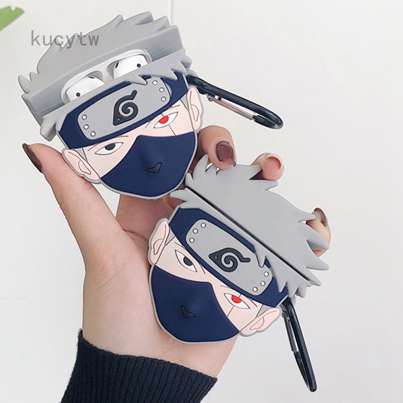 Vỏ Đựng Bảo Vệ Hộp Sạc Tai Nghe Airpods Hình Kakashi Trong Phim Hoạt Hình Naruto