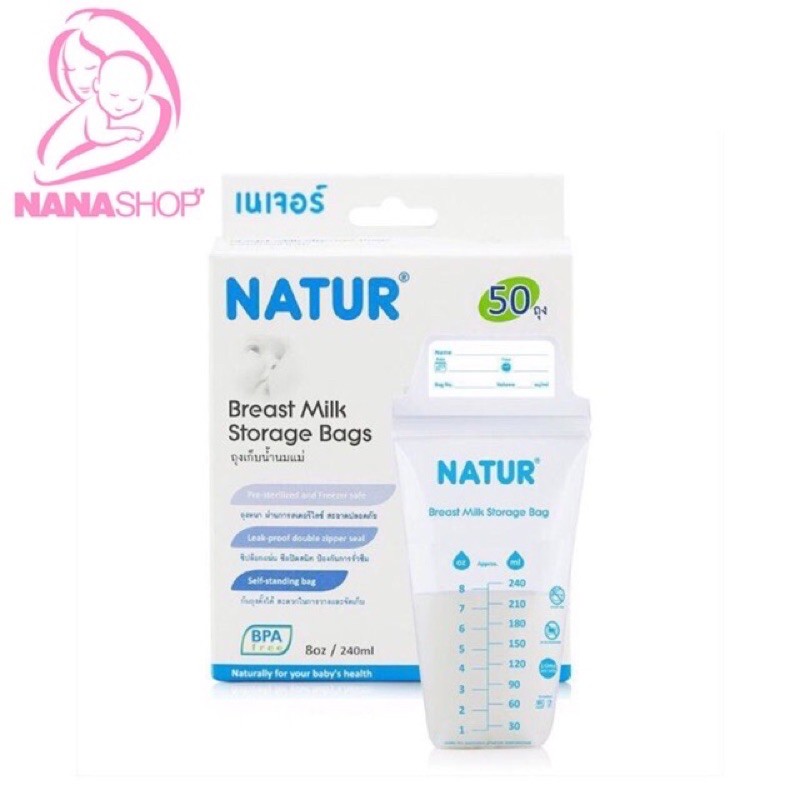 túi trữ sữa Natur 30pcs