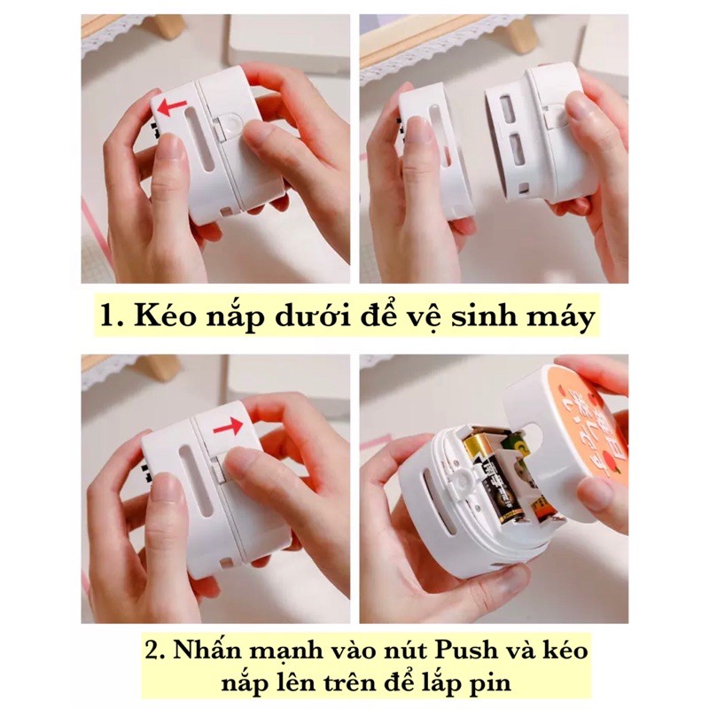 [ CÓ SẴN ] MÁY HÚT BỤI MINI LẮP PIN HÚT BỤI MỊN VÀ VỤN BÁNH | BigBuy360 - bigbuy360.vn