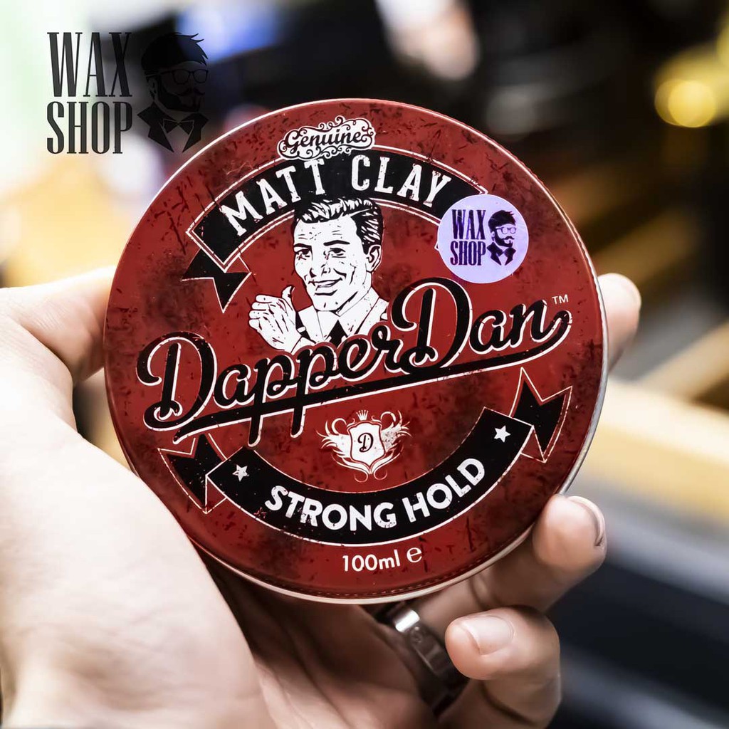 Sáp Vuốt Tóc Dapper Dan Matt Clay ⚡ [Chính Hãng] ⚡ Siêu Giữ Nếp Tóc tới 24 Tiếng, Tặng Kèm Pre-Styling Oil và Lược Sấy