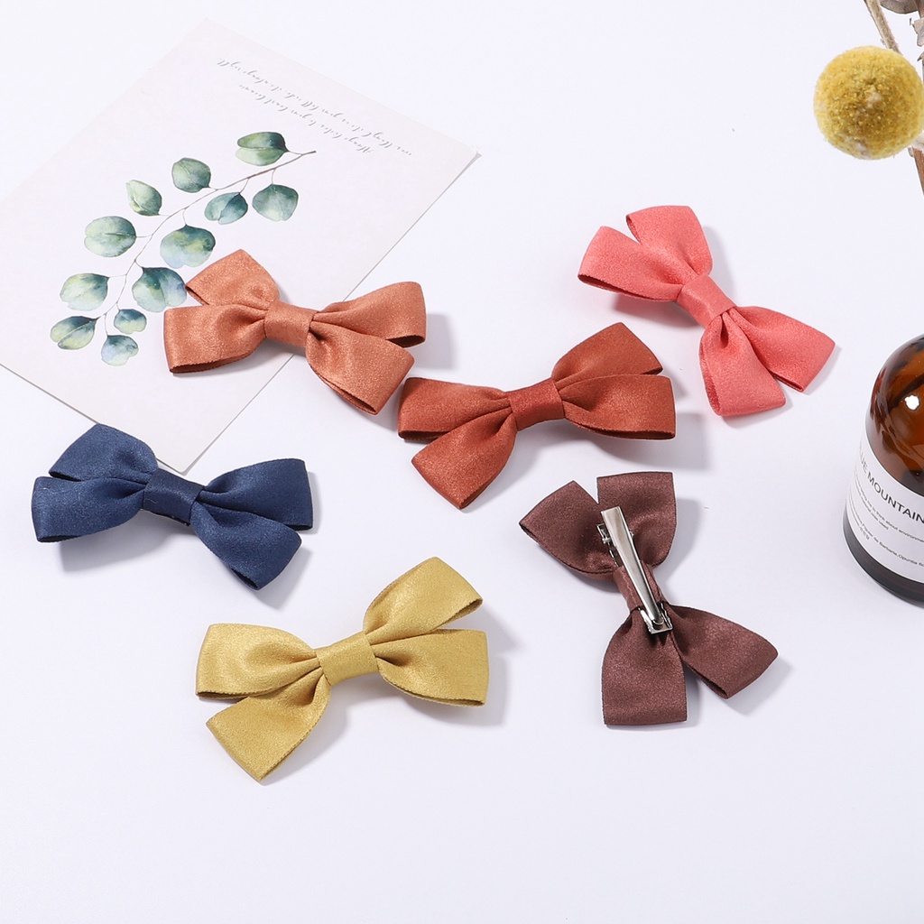 2 Kẹp tóc KIDSBOWS phối nơ 3.05inch thời trang xinh xắn