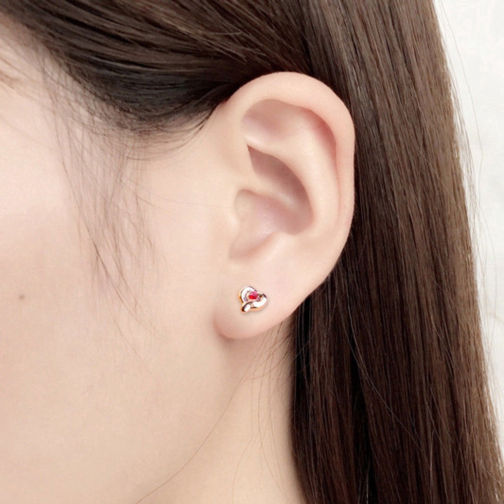 COD 36 Pairs Mini Crystal Plastic Ear Studs Fashion Pretty Multi Design Earrings