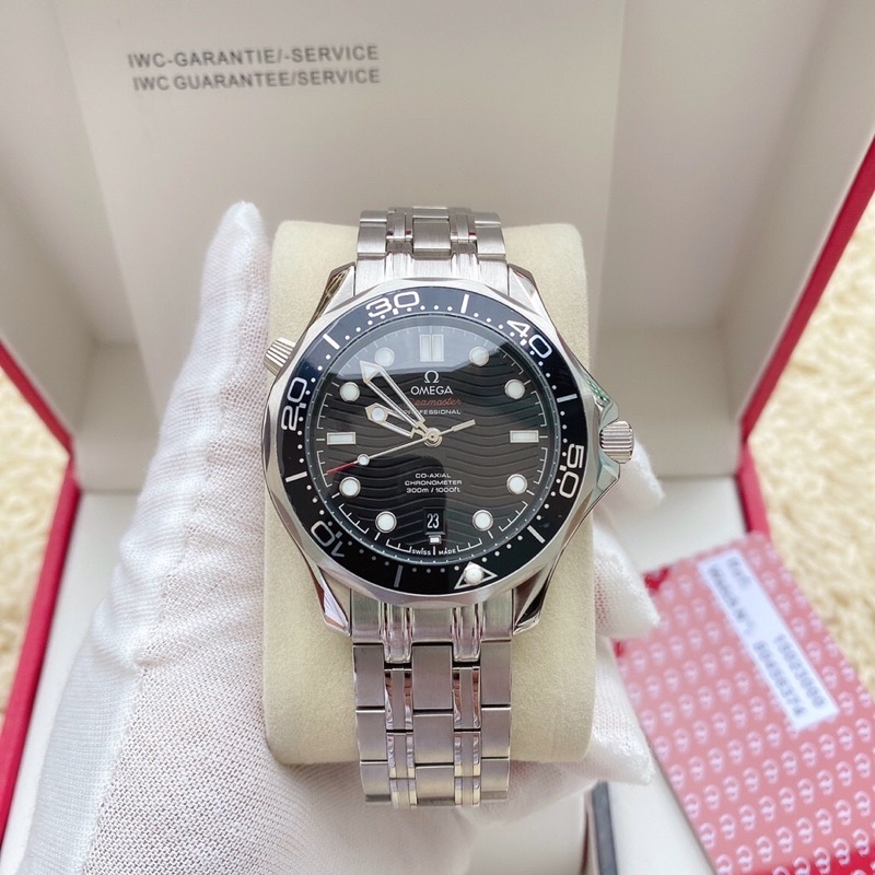 Đồng hồ Omega nam máy cơ Omega Seamaster Professional 007 mặt đen – DWatch