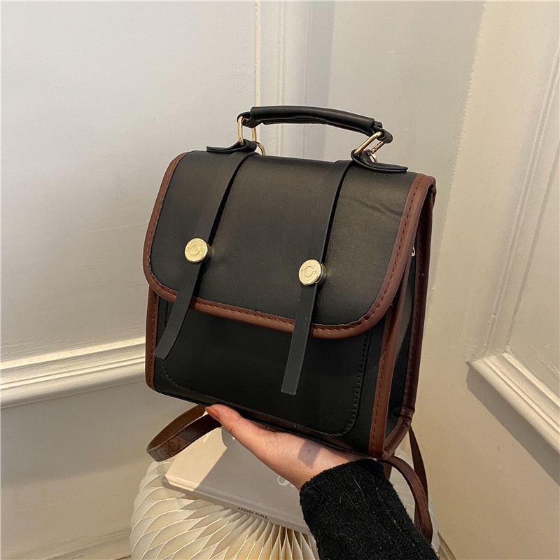 Túi Đeo Chéo Hình Vuông Nhỏ Thời Trang Thu Đông Phong Cách Retro Mới