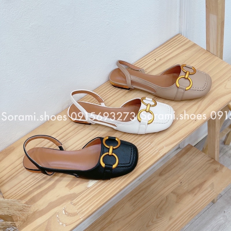 Giày khoá gài 2 kiểu 2cm sục và sandal phong cách trẻ trung dành cho nữ