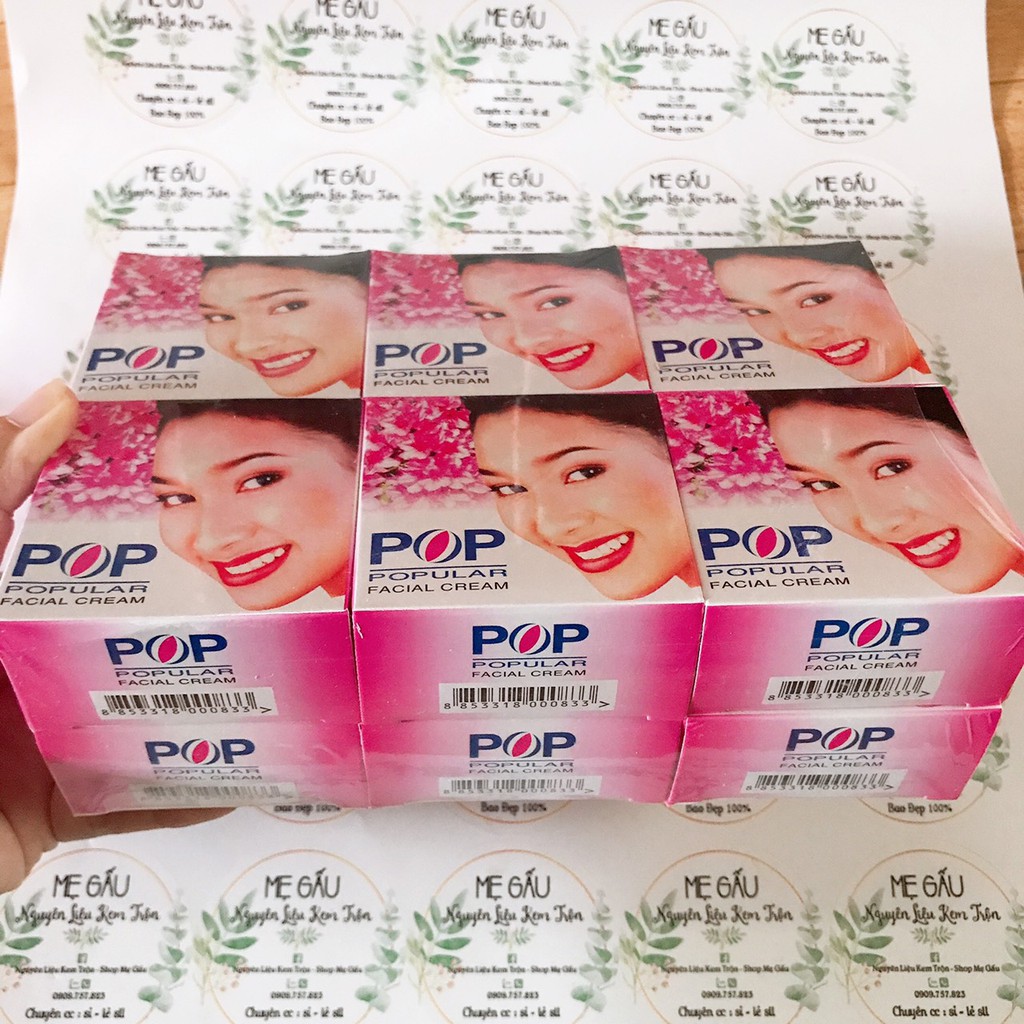 Lố 12 hộp kem Pop thái lan
