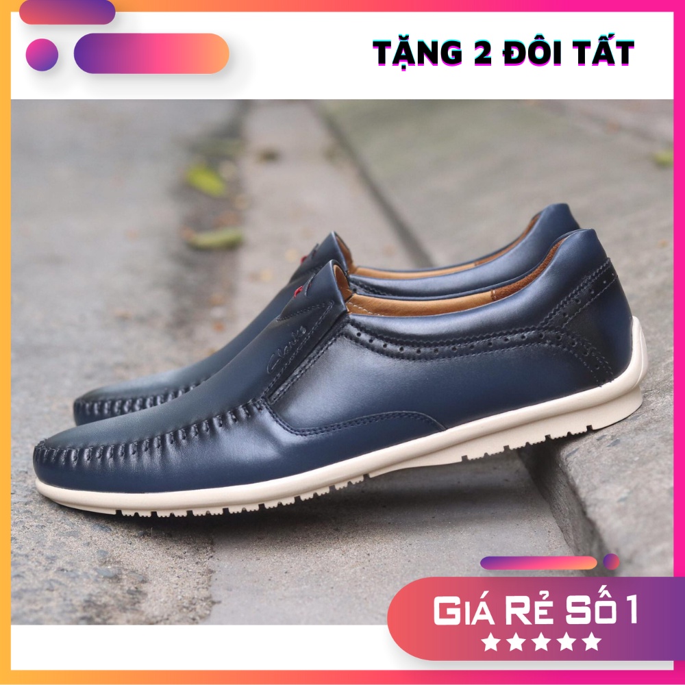 Giày lười nam da bò cao cấp, nhập Thái Lan Full hộp, bảo hành 2 Năm, mã SP CL07, Thai Fashion Store