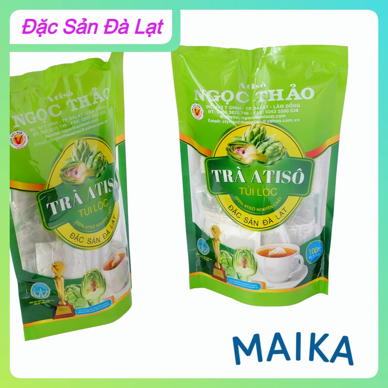 Combo 2 gói trà atiso 100 túi lọc loại đặc sản