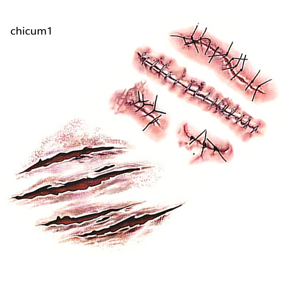 Set 5 hình xăm dán trang trí Halloween
 | BigBuy360 - bigbuy360.vn