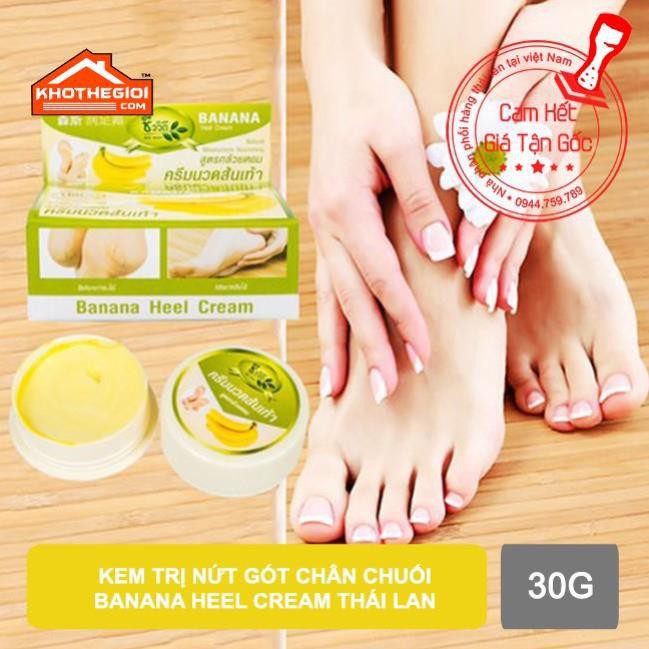 Kem trị nứt nẻ gót chân THE BANANA HEEL CREAM 30g - Thái Lan