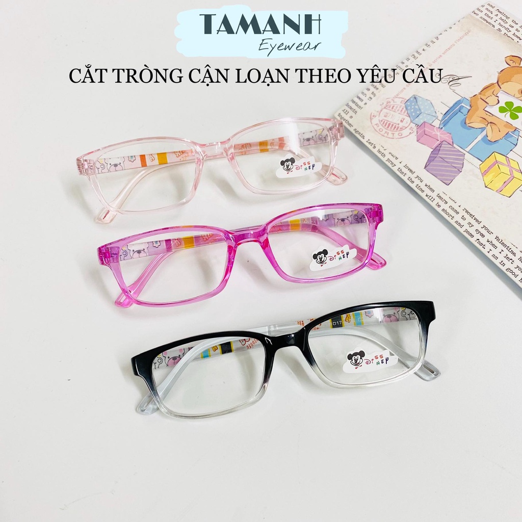 [Gọng kính cận nhựa dẻo] gọng kính trẻ em DISS NEP nhận cắt tròng cận loạn theo yêu cầu