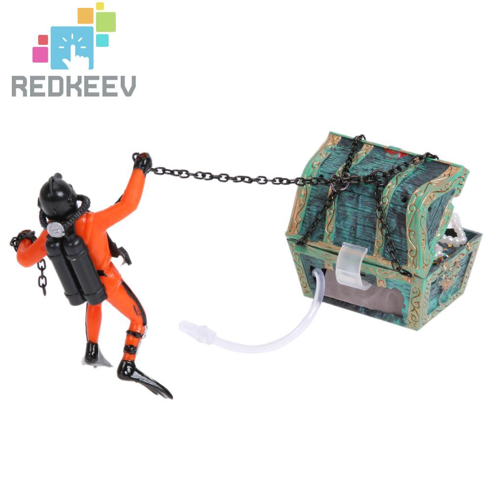 Đồ trang trí Thợ Lặn Đỏkeev 1.13 Trang Trí Bể Cá