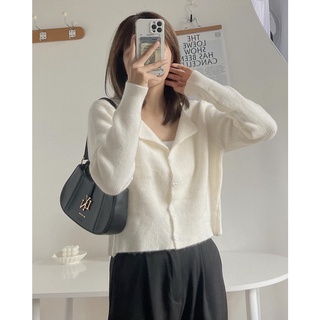 Áo len Cardigan dáng croptop