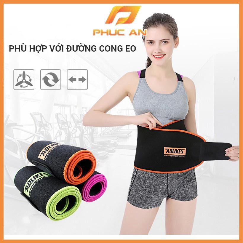 Đai cuốn nóng giảm mỡ bụng, tập gym, yoga Aolikes AL7980  ( giao màu ngẫu nhiên )