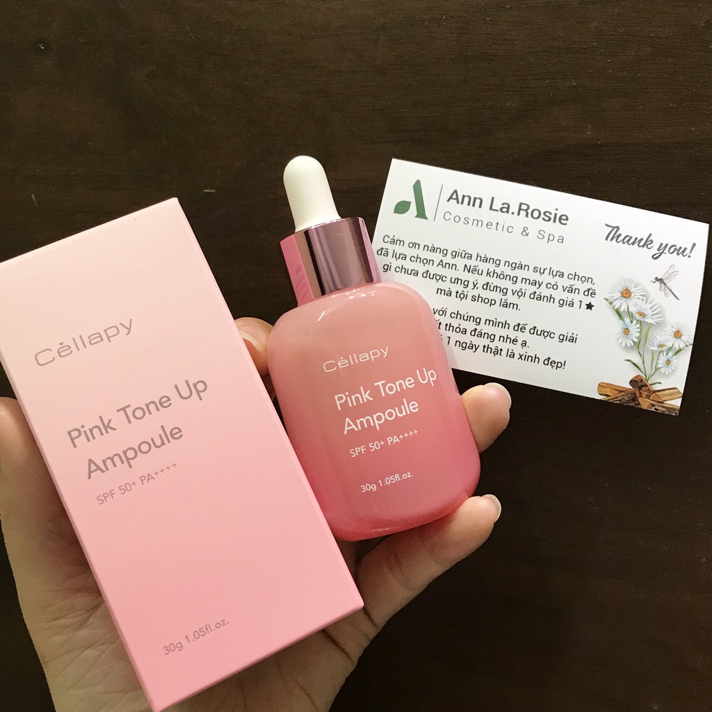 Serum dưỡng trắng hồng, nâng tone CELLAPY PINK TONE UP AMPOULE | BigBuy360 - bigbuy360.vn