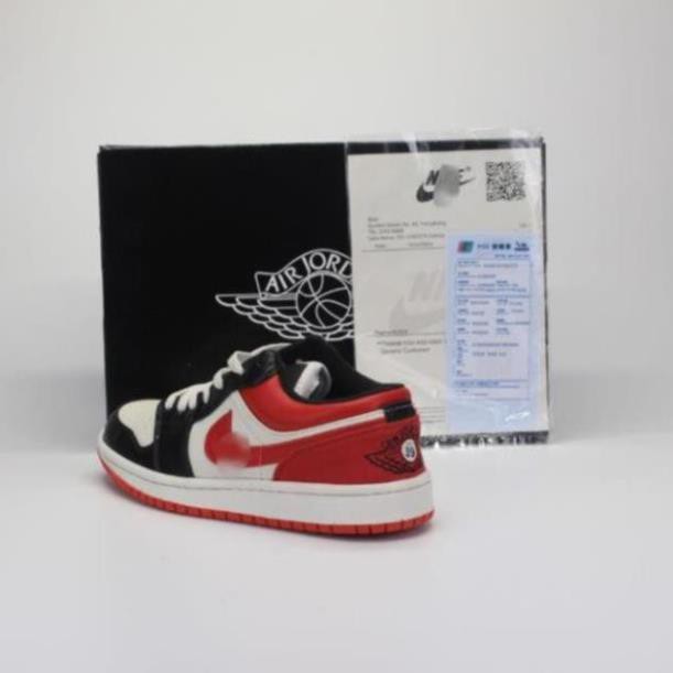 [Mã FAXANH245 giảm 10k đơn từ 50k] 🔥Giày Air Jordan 1 Low🔥Giày Jordan đỏ đen cổ thấp nam nữ full box bill | BigBuy360 - bigbuy360.vn