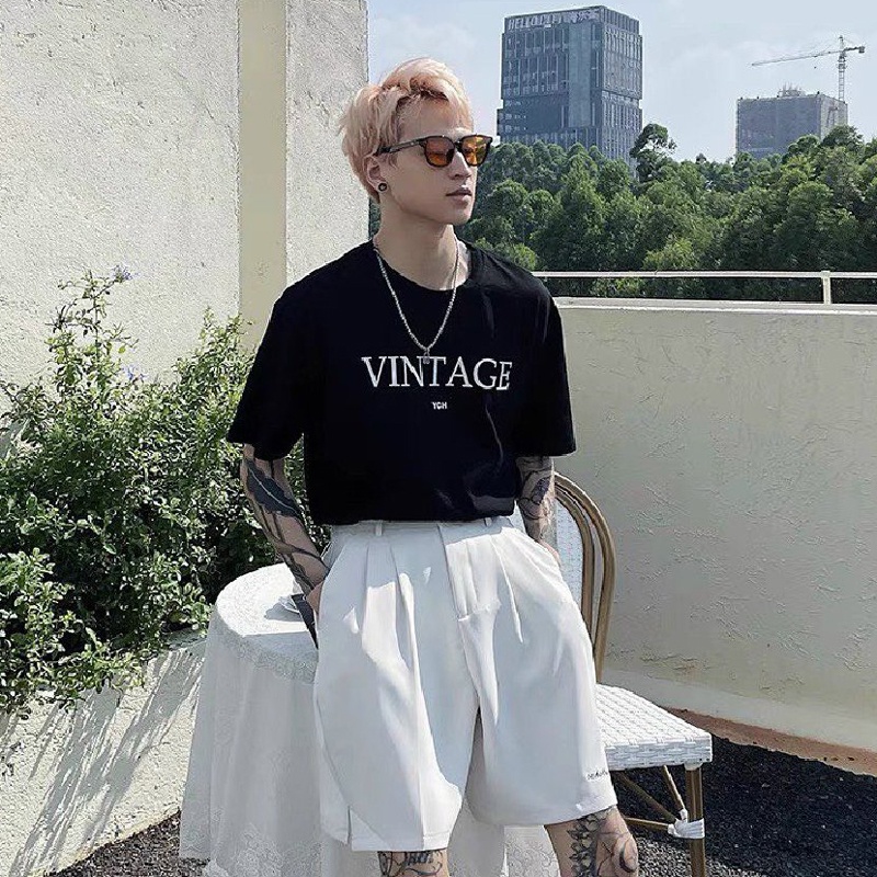 Áo Thun Nữ Unisex Tay Lỡ In Chữ VINTAGE YCH DLX