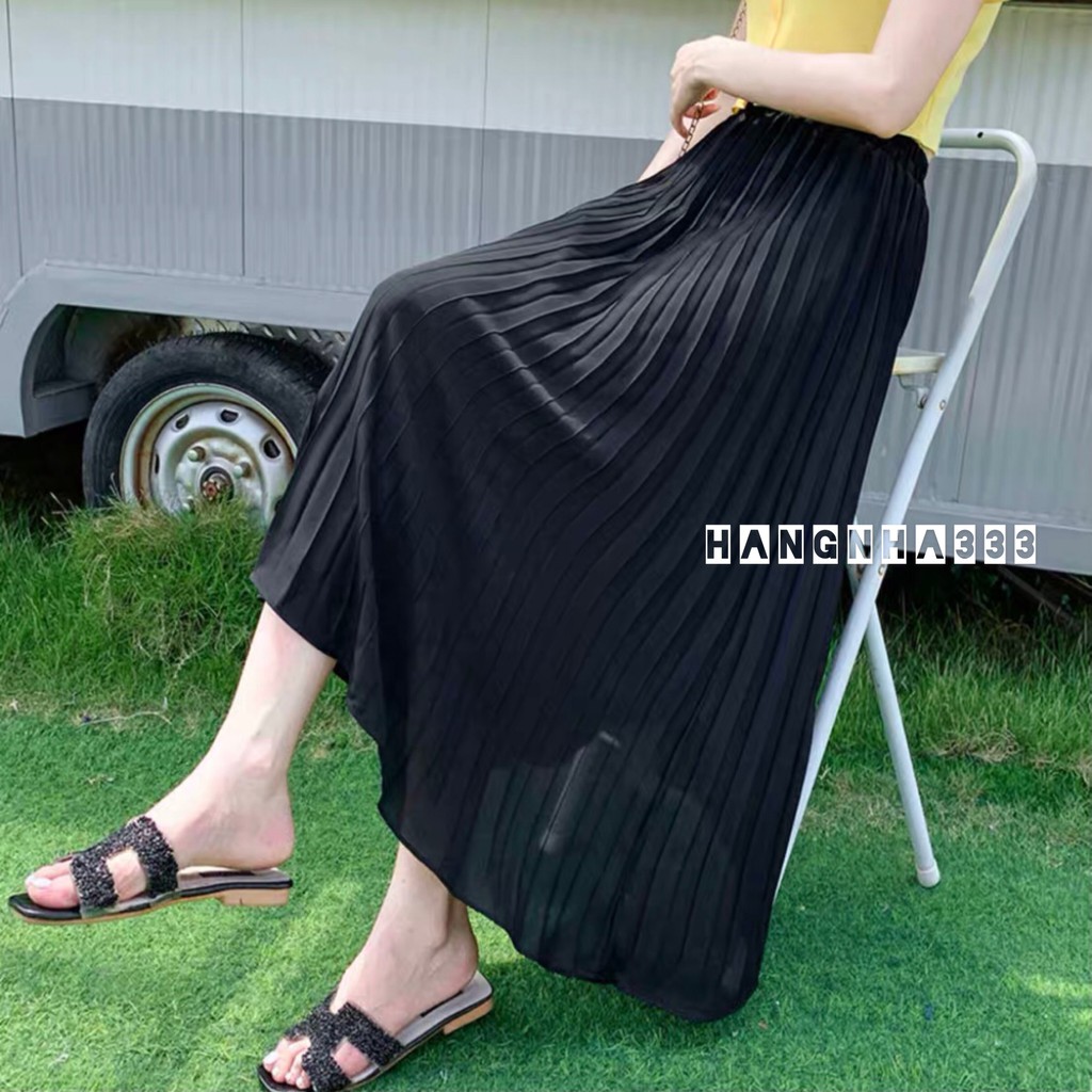 ⭕LOẠI 1 || Chân váy dáng dài dập ly basic đơn giản dễ phối đồ ULZZANG (Hình thật cuối) | BigBuy360 - bigbuy360.vn