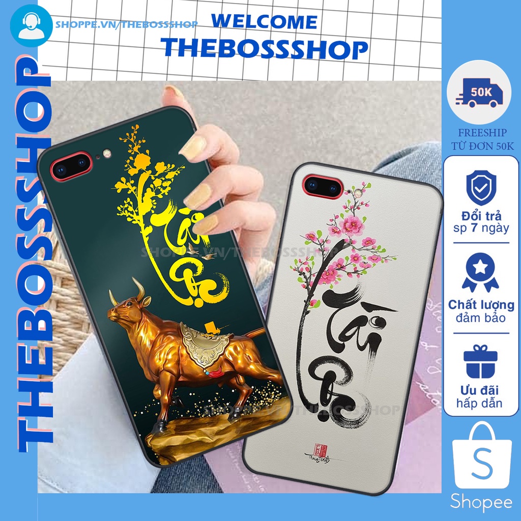 Ốp lưng iphone 7 PLUS / 8 PLUS TÀI LỘC-MÃ ĐÁO THÀNH CÔNG-TÂM AN SIÊU ĐẸP