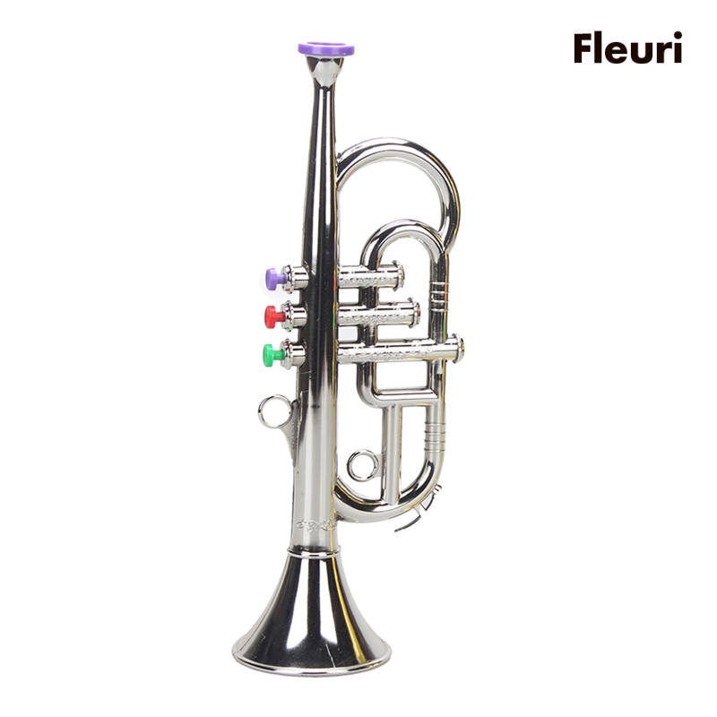 Kèn Trumpet Mini Bằng Nhựa ABS Ánh Kim Nhiều Màu Cho Bé