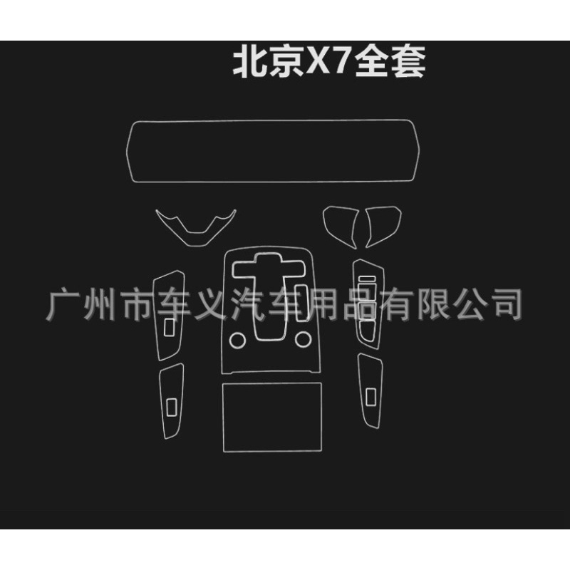 BỘ DÁN CHỐNG XƯỚC MÀN HÌNH NHIỀU VỊ TRÍ XE BEIJING X7