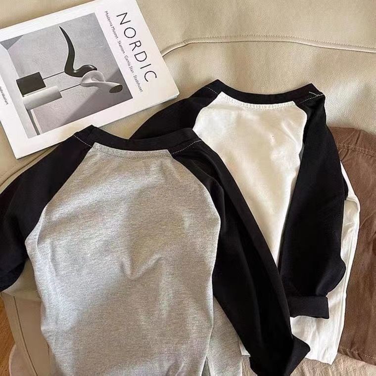 Áo Thun Cotton Tay Dài Phong Cách Mới 2022 Cho Bé