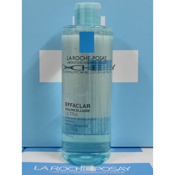 Nước tẩy trang làm sạch cho da dầu La Roche Posay Effaclar Micellar Water Ultra Oily Skin 400ml