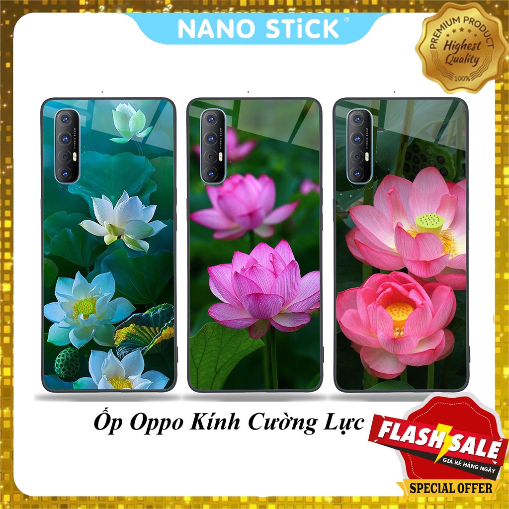 Ốp lưng Oppo Reno4, Reno 2F/2Z, Reno 3, Reno3 Pro, Ốp Oppo kính cường lực in hình theo yêu cầu, NANOSTICK, 0609