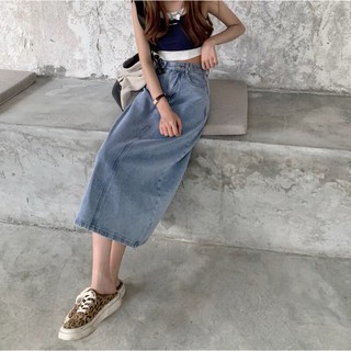 CHÂN VÁY JEANS CẠP 2 CÚC