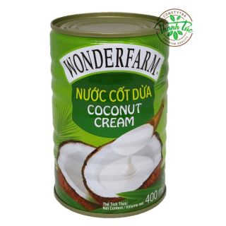 Nước Cốt Dừa Wonderfarm Lon 400ml