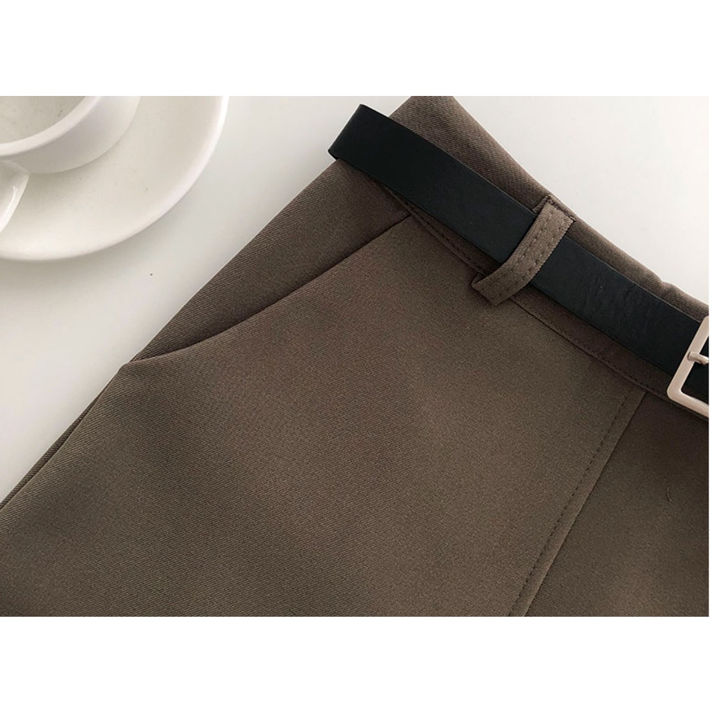 Chân váy chữ A có thắt lưng phong cách Hàn Quốc CV1 | BigBuy360 - bigbuy360.vn