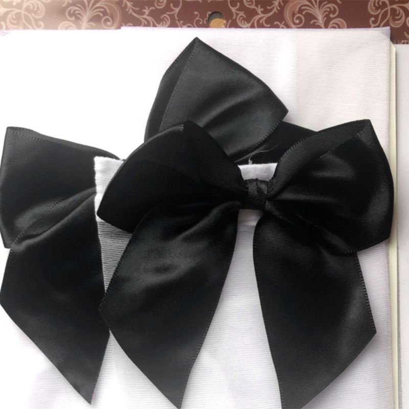 Youyo Vớ Dài Qua Gối Bằng Lụa Satin Co Giãn Đính Nơ Màu Trơn Gợi Cảm Cho Nữ