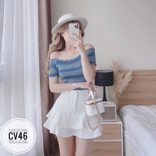 Bigsize Chân váy kaki tầng CV46