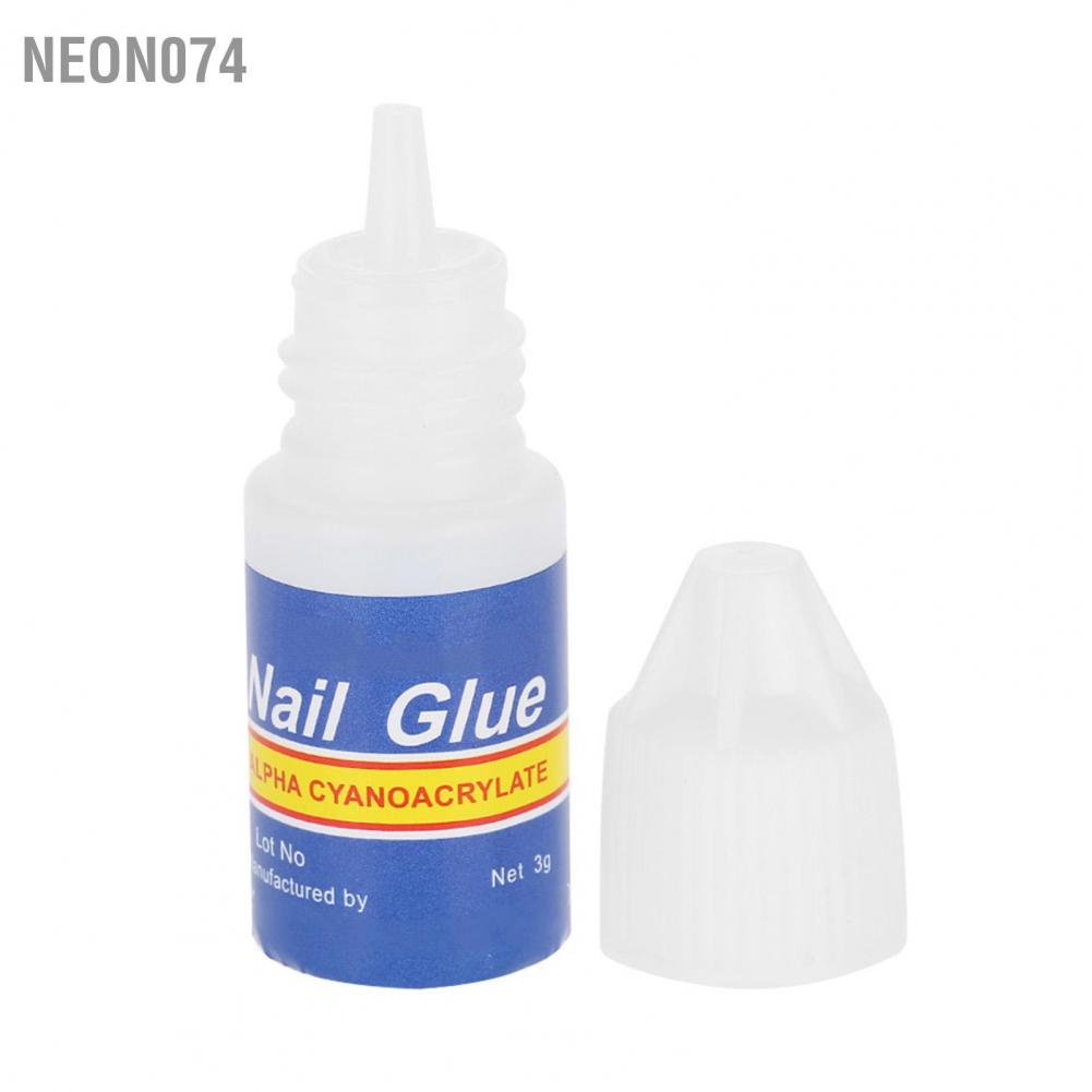 [Hàng mới về] Bộ 5 lọ keo dán móng tay 3g dung đính hạt đá trang trí