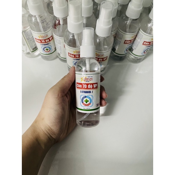 Cồn 70 độ , 90 độ Vĩnh Phúc chai 1000ml có vòi và không vòi