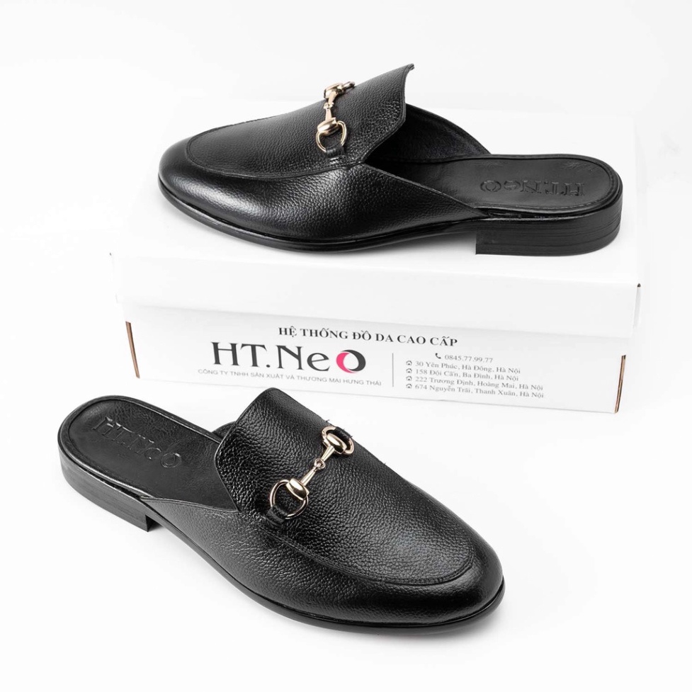 Sục nam - Giày sục nam da bò nguyên miếng HT.NEO Da bò thật 100% , đế phíp cao cấp. THIẾT KẾ SÁNG TRỌNG LỊCH THIỆP S001