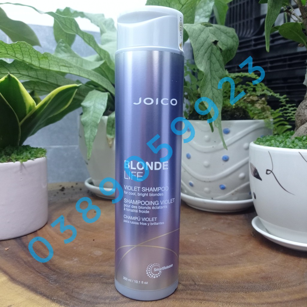 Dầu gội xả tím khử sắc tố vàng Joico Blonde Life Violet 300ml/250ml