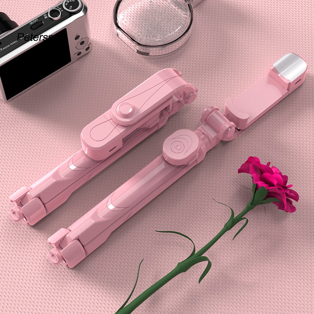 Gậy chụp hình tự sướng có đèn chiếu sáng kết nối bluetooth kiêm giá đỡ ba chân tiện dụng để phát trực tiếp XT05