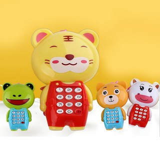 Điện thoại đồ chơi có nhạc hình động vật hoạt hình dễ thương cho bé