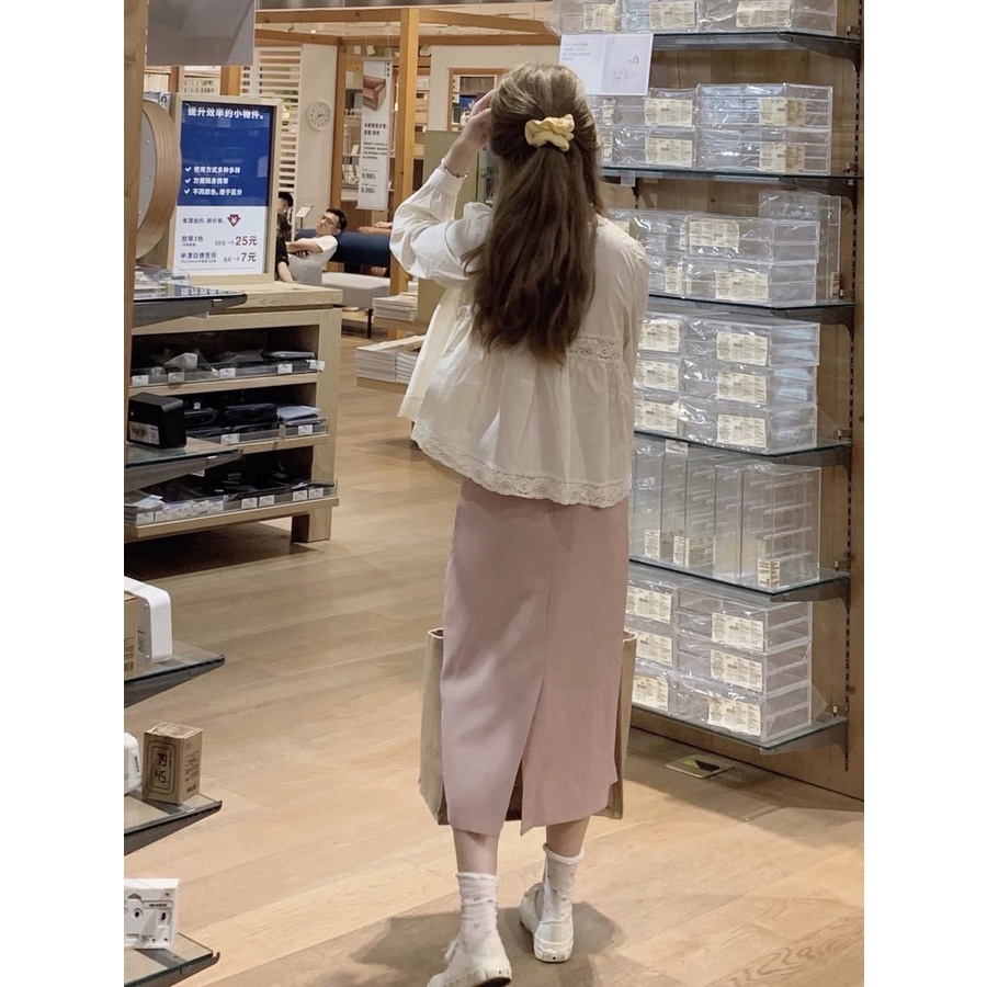 Áo cổ tim tay bồng