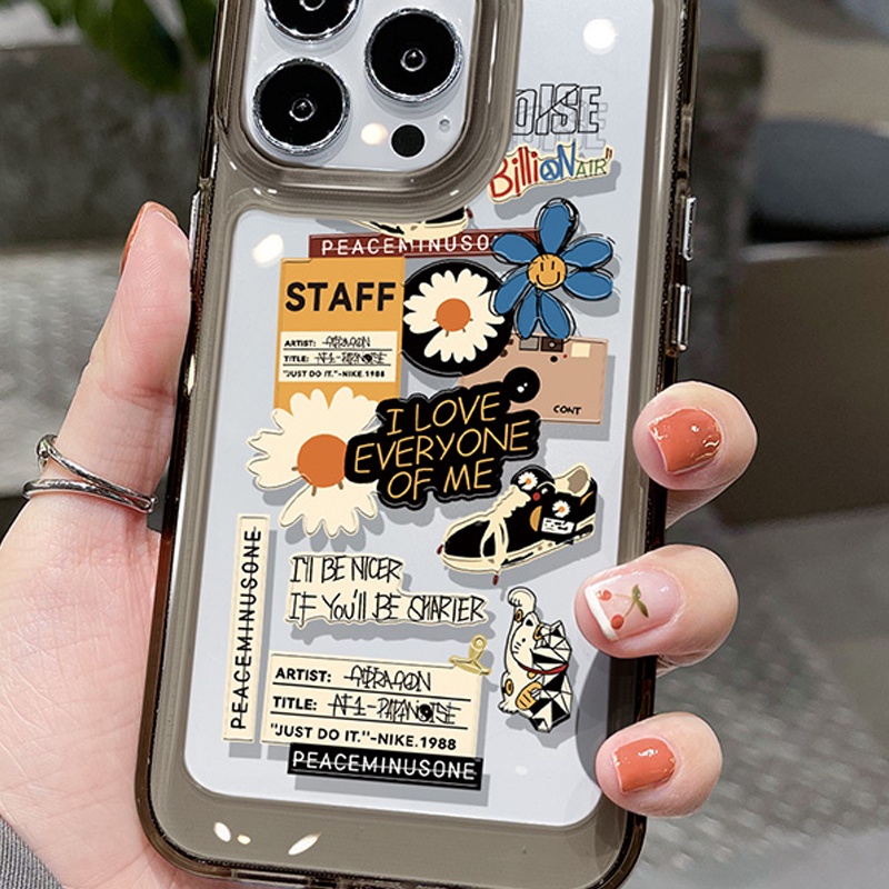 Ốp điện thoại DECOPHONE acrylic TPU họa tiết cốc cà phê thích hợp cho iphone 6s 7 8 plus x xs xr 11 12 13 14 15 max pro
