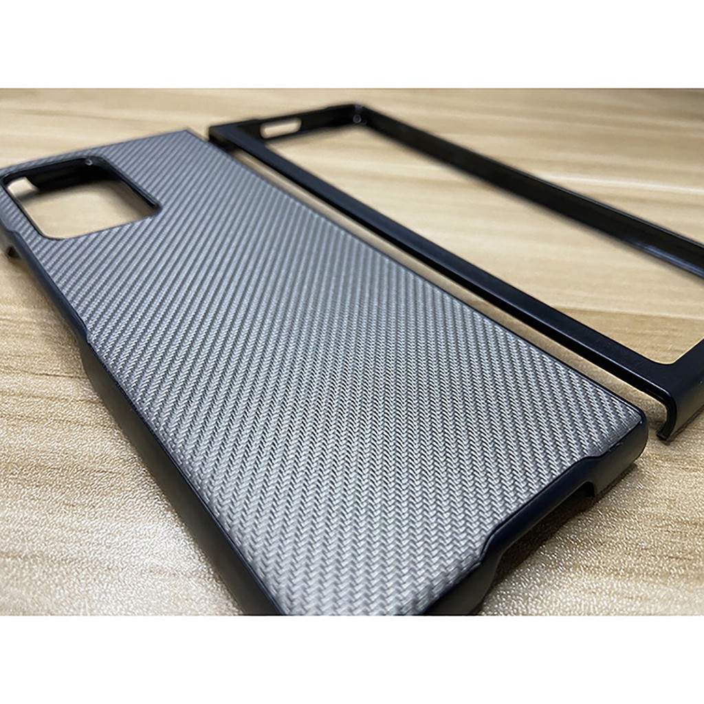 Ốp điện thoại da sợi carbon bảo vệ chống rơi cho Samsung Galaxy Z Fold 2 5G | BigBuy360 - bigbuy360.vn